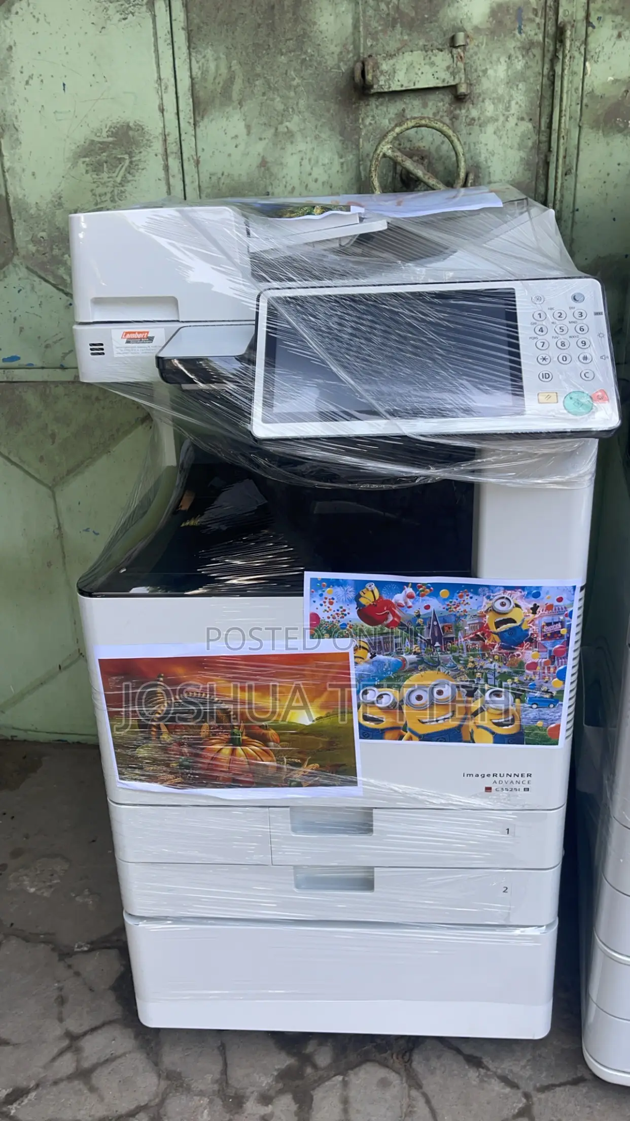 Sales and Repair of Office Equipment Such as Photocopies,Printers L