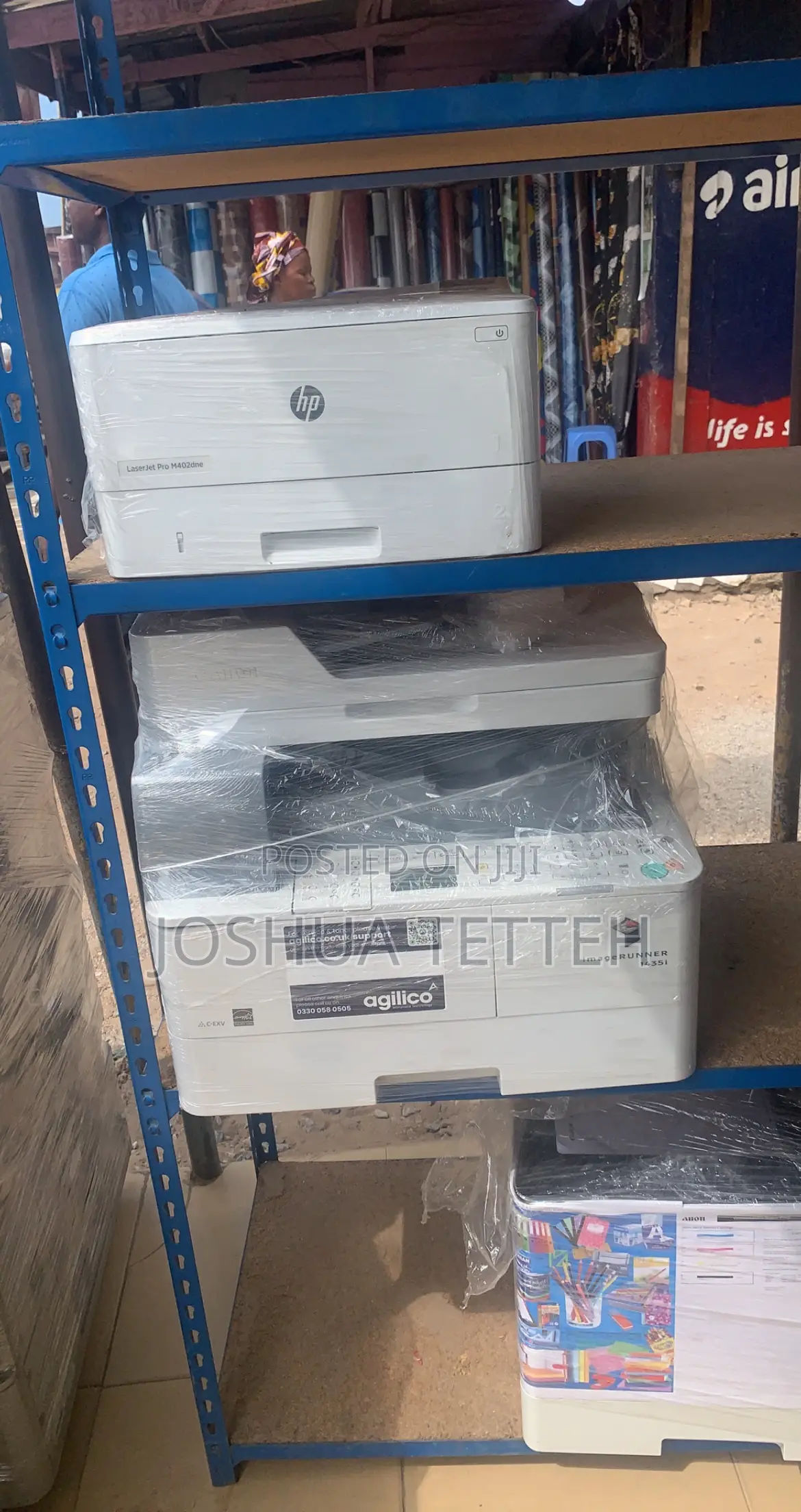 Sales and Repair of Office Equipment Such as Photocopies,Printers L