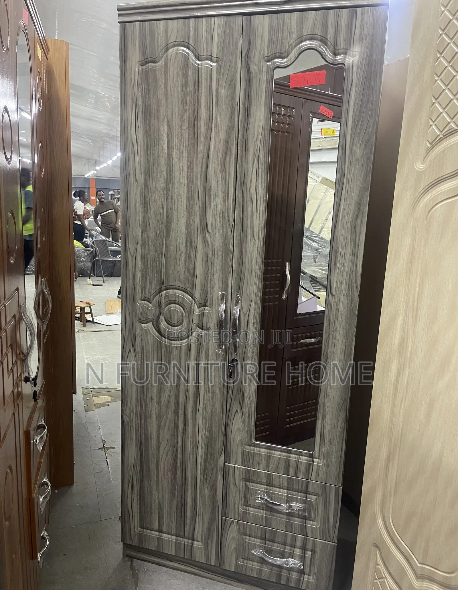 2 Doors Wardrobe