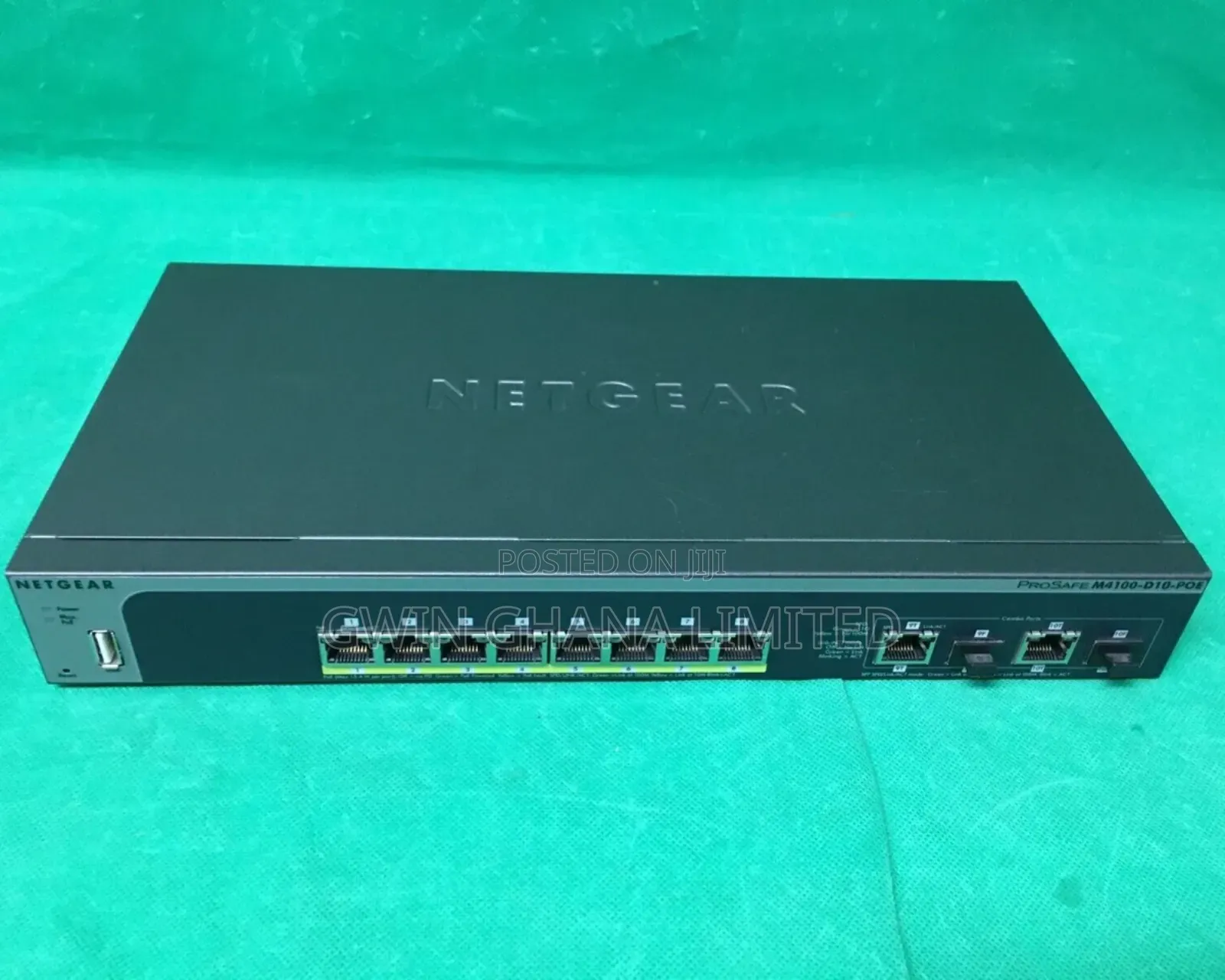 Netgear Prosafe M4100-D10-Poe 8-Port Poe Managed Switch