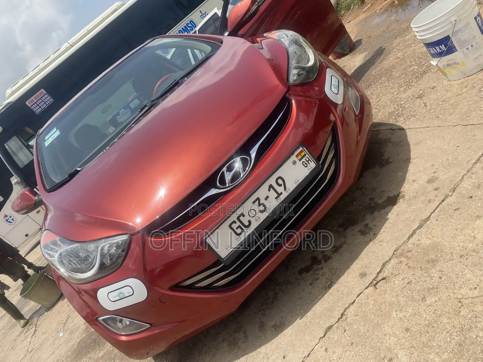 Hyundai Elantra Limited Sedan FWD (1.8L 4cyl 6A) 2013 Red