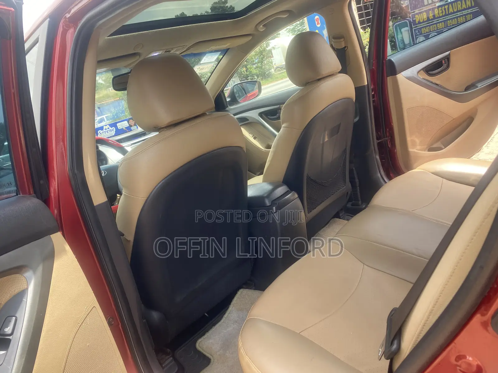 Hyundai Elantra Limited Sedan FWD (1.8L 4cyl 6A) 2013 Red