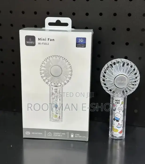 Wiwu Wi-fs012 Aeromini Fan 1200mah Lightweight Portable Cooling