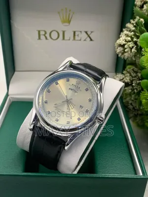Original Rolex Leather Watches
