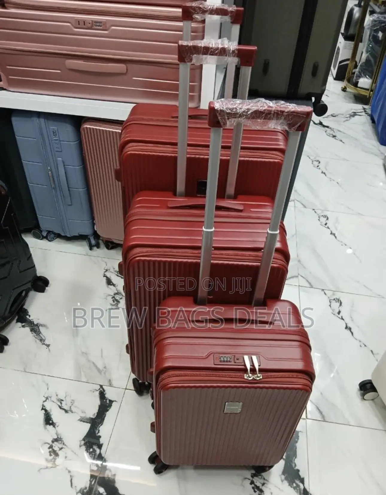 Quality 3set Unicross Front Zipper Unbreakable Traveling Bag.