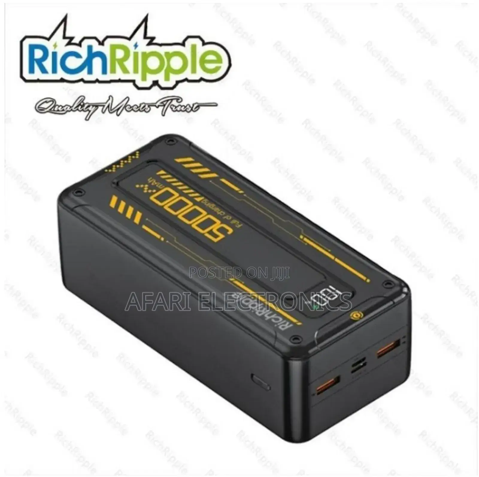Richripple 50000 Mah 22.5w Fast Charging Power Bank With 4 Canle