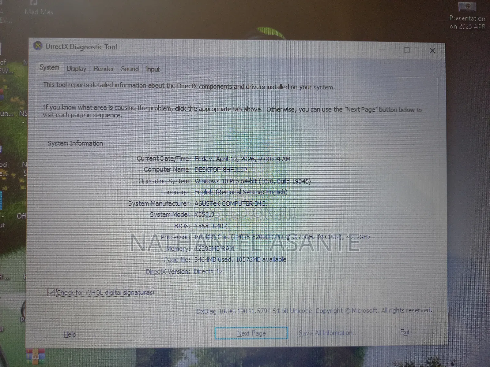 Laptop Asus A555LA 12GB Intel Core i5 HDD+SSD 1T