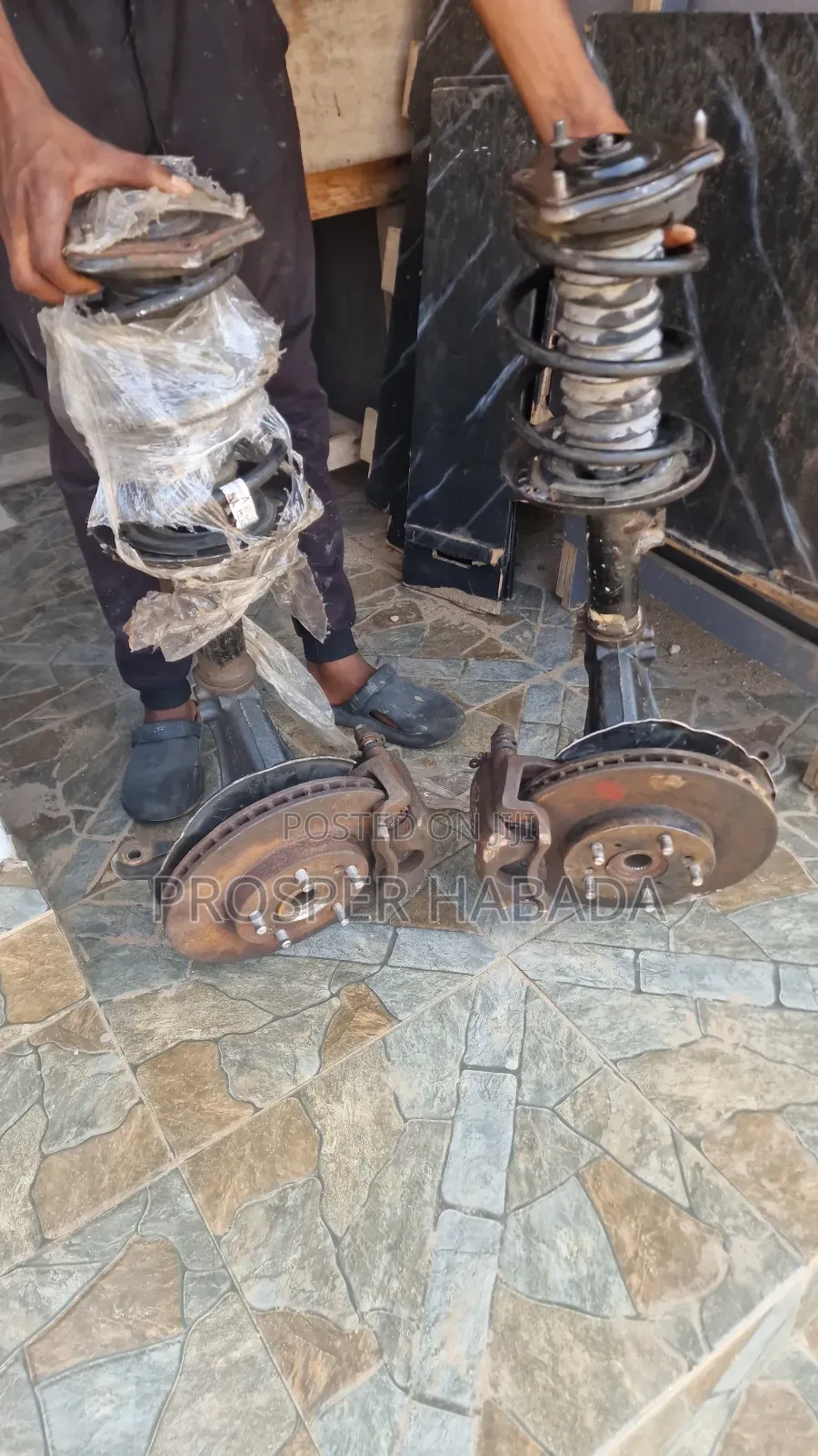 Front Hub and Shock for Civic Turbo Engine