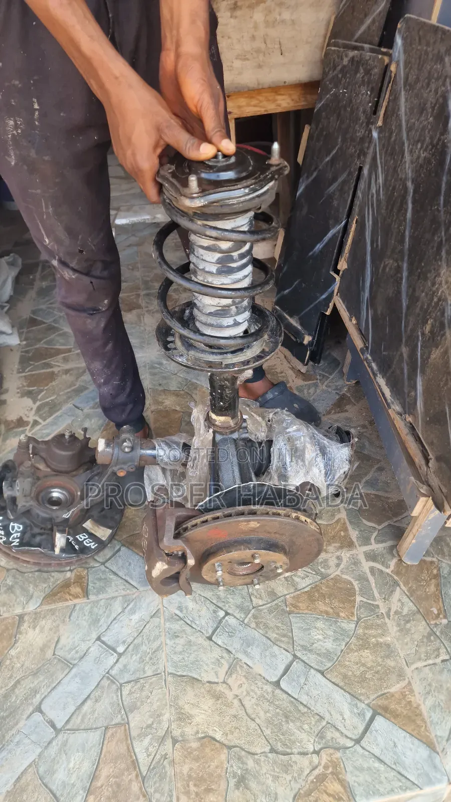 Front Hub and Shock for Civic Turbo Engine