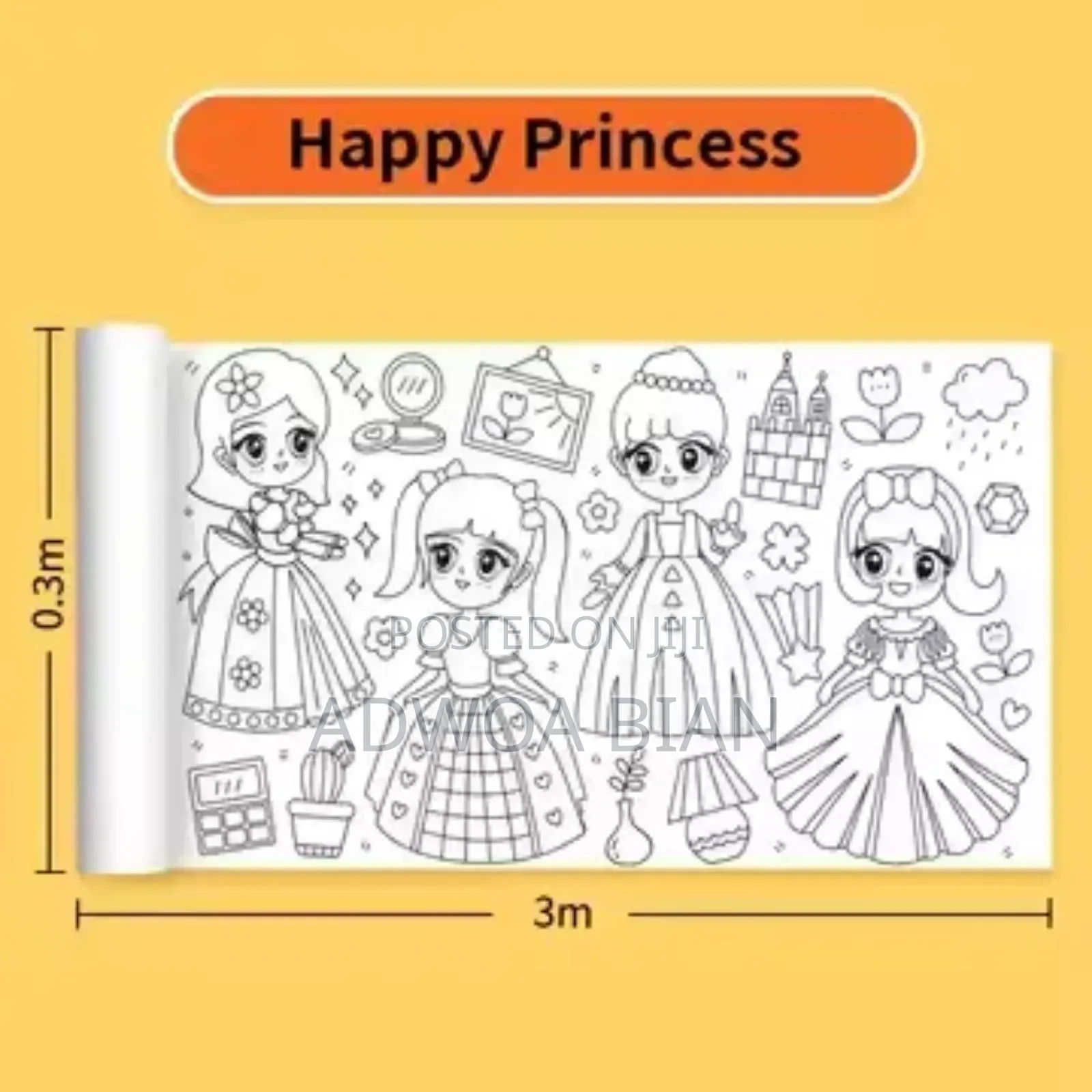 Coloring Roll Paper for Kids