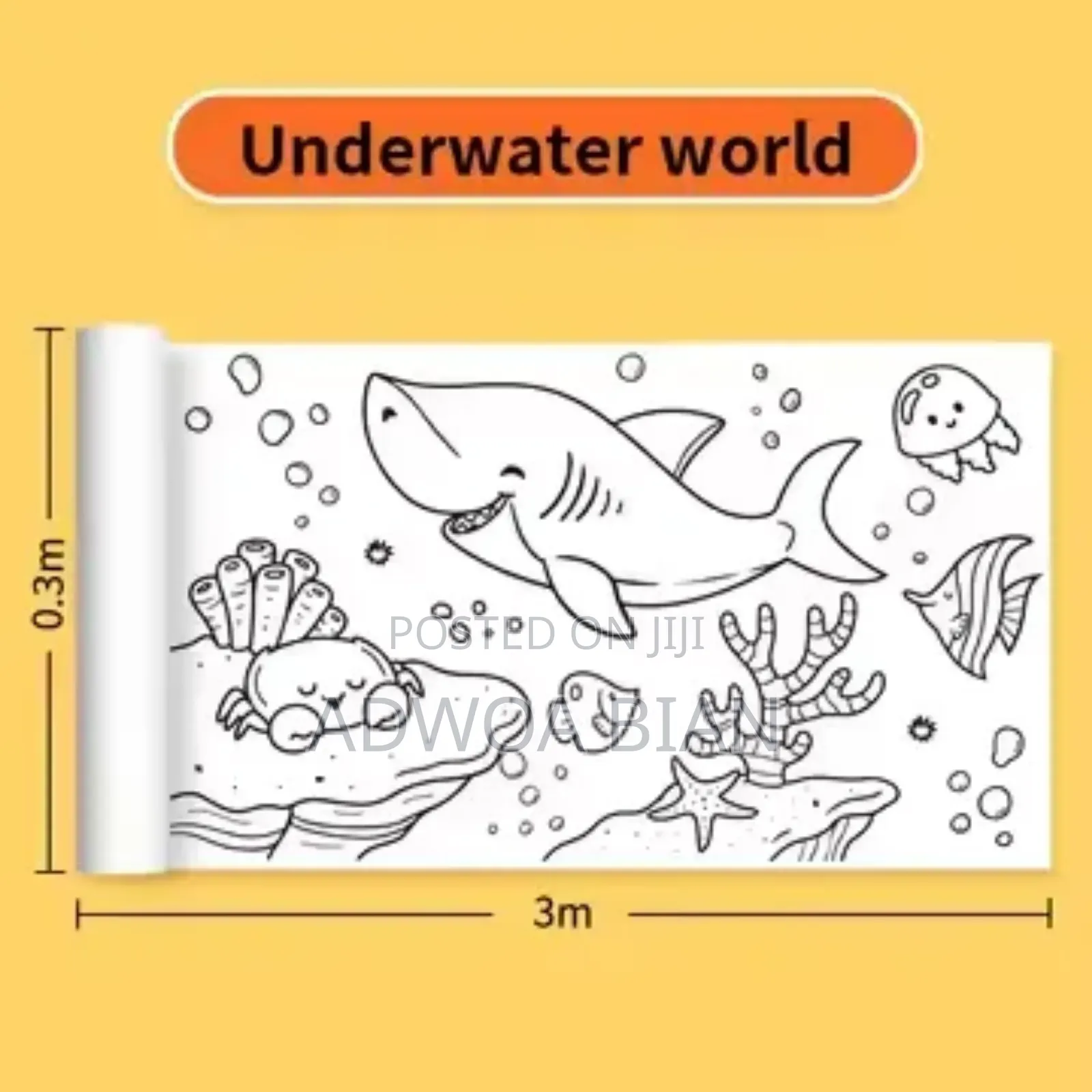Coloring Roll Paper for Kids