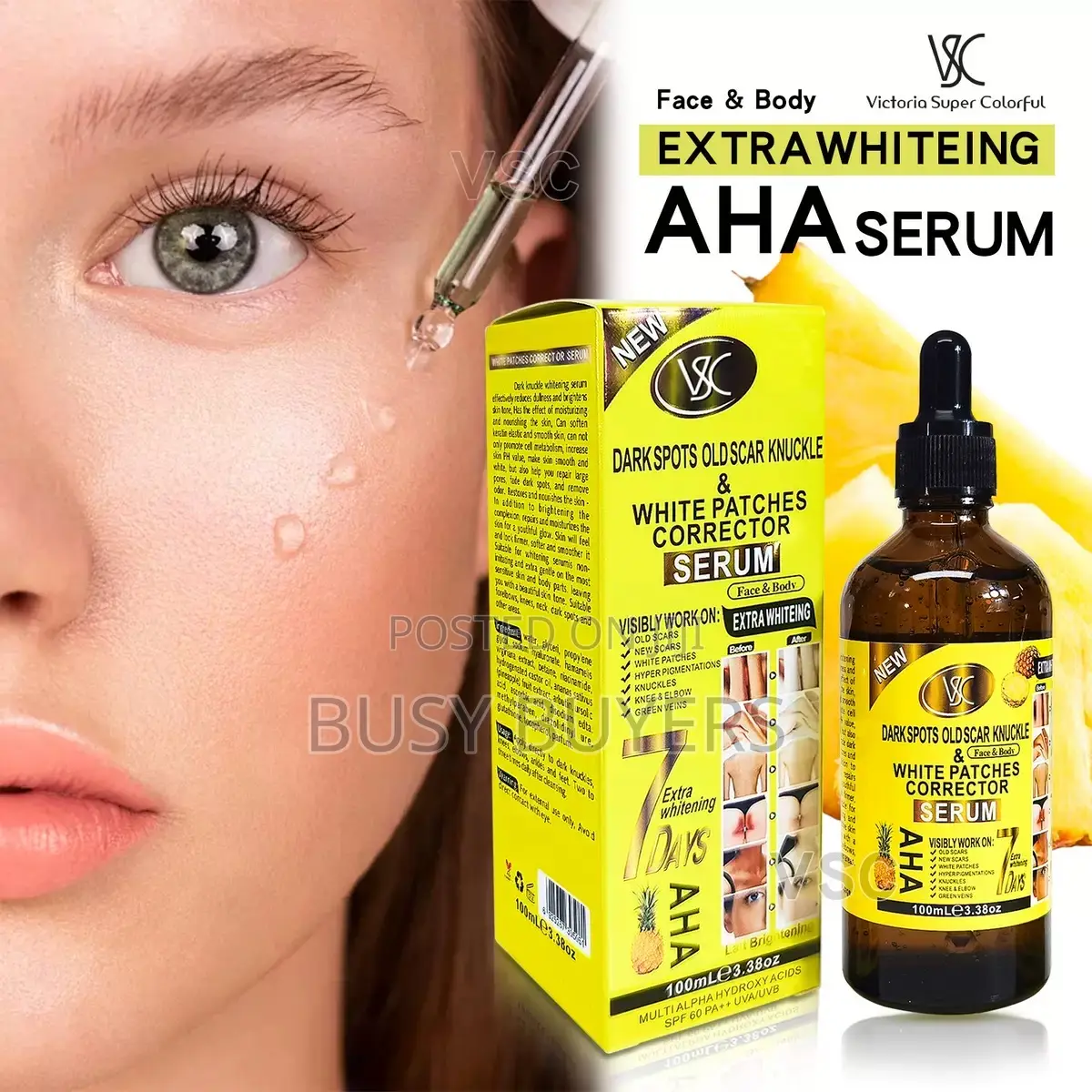 Darkspots Old Scar Knuckle White Patches Corrector Serum Face Body