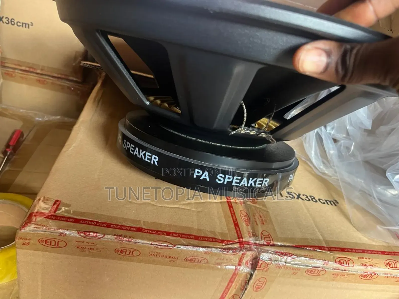 JLD-Pw1590 15inches Single Magnet Naked Pa Speaker