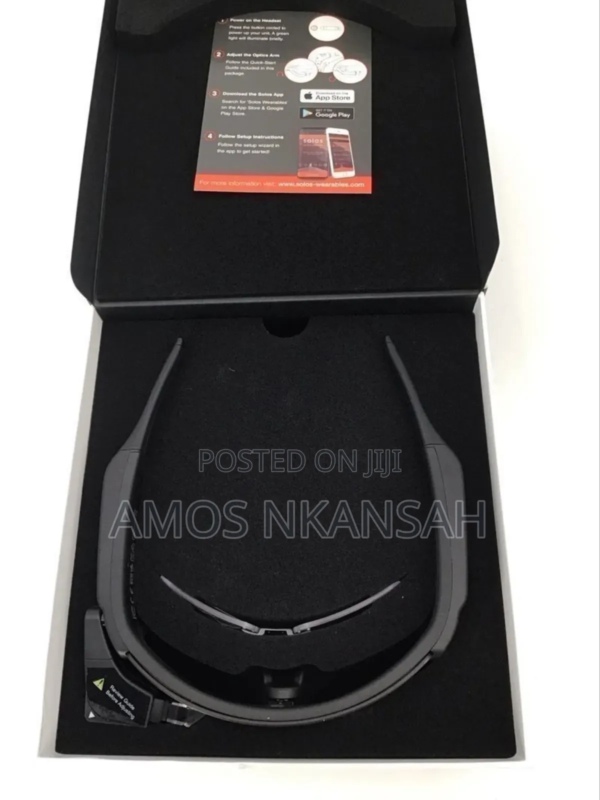 Solos Smart Glasses Performance Sports Sunglasses With Headsup Display