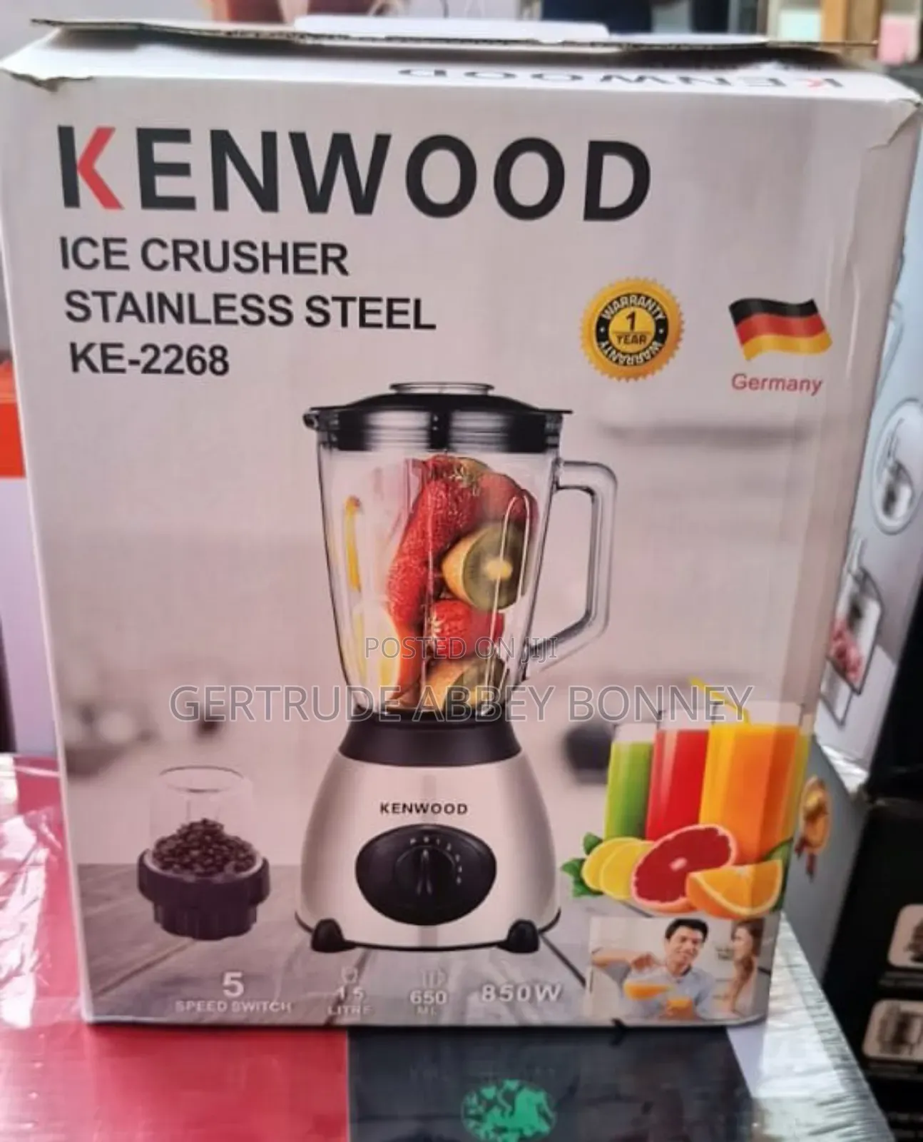 Kenwood Glass Blender