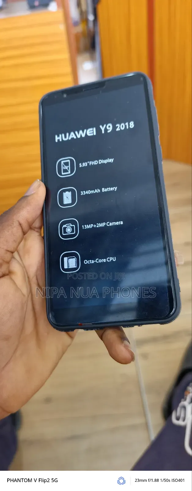 New Huawei Y9 2018 128 GB Black