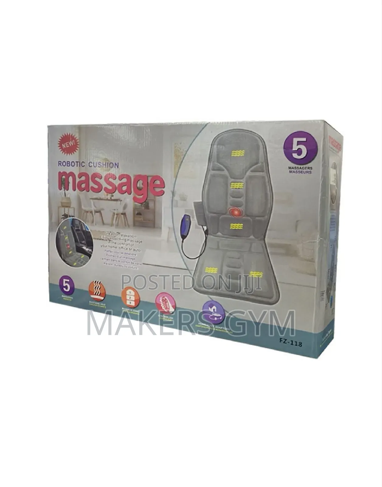 Massager With Heating Function Remote