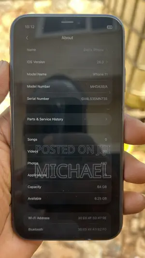 Apple iPhone 11 64 GB Black