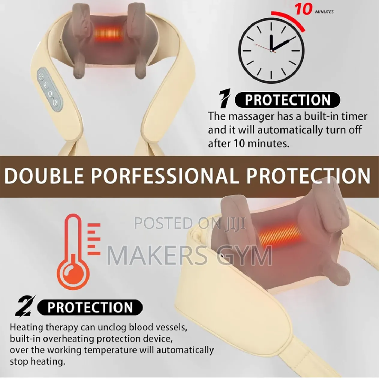 Cordless Shoulder Neck Massager