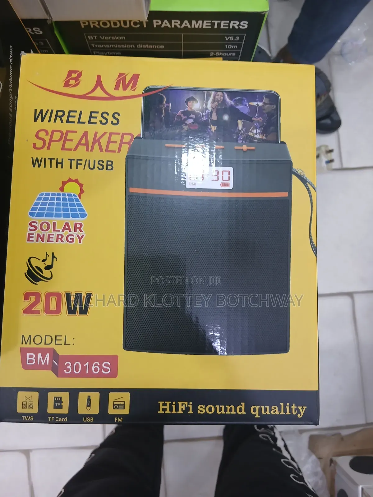 Bm Wireless Speaker With Solar