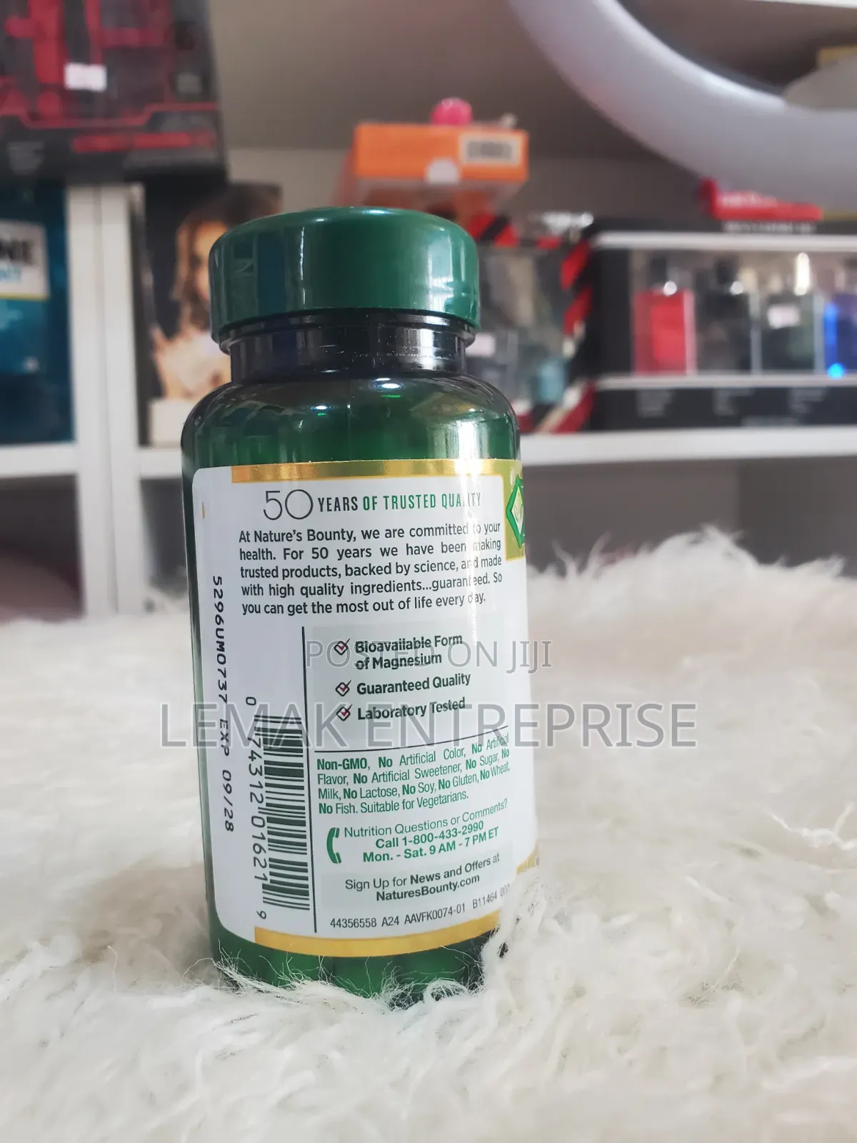 Nature's Bounty High Absorption Magnesium Glycinate Supplements 240mg