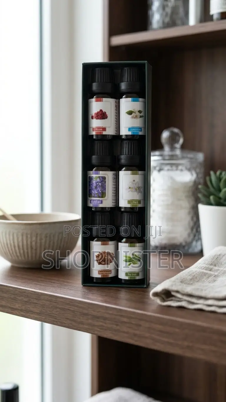 Premium 6-Piece Essential Oil Aromatherapy Set