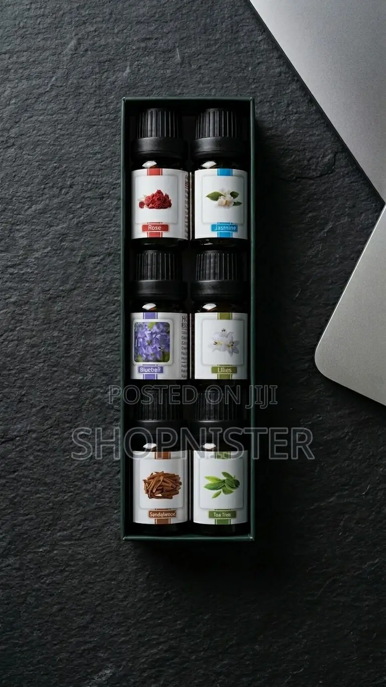Premium 6-Piece Essential Oil Aromatherapy Set