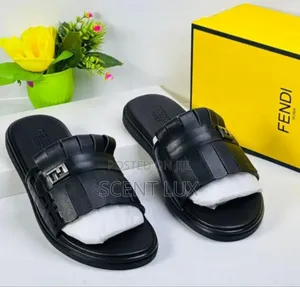 Luxury Black Designer Slide Sandals