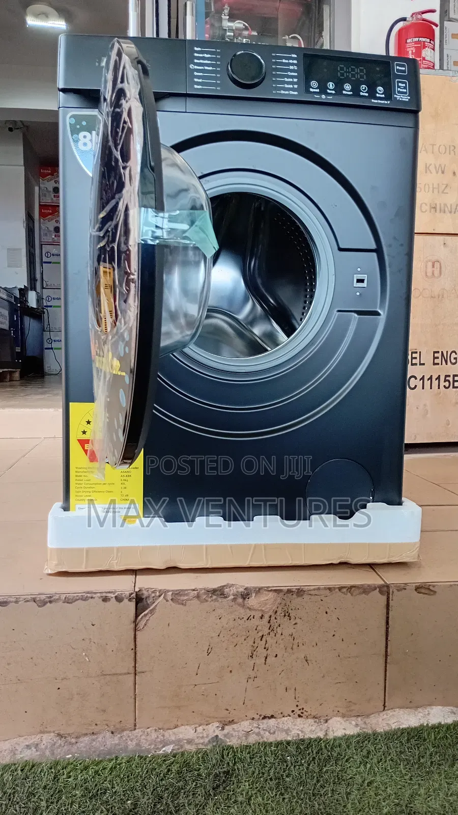 Front Load Asano 8kg Washing Machine – Asano 8kg Front Load Washer!!