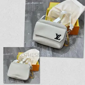 Louis Vuitton Monogram Macassar S Lock Messenger Bag