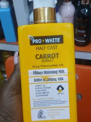 Pro White Half Cast Carrot Extract Whitening Body Milk