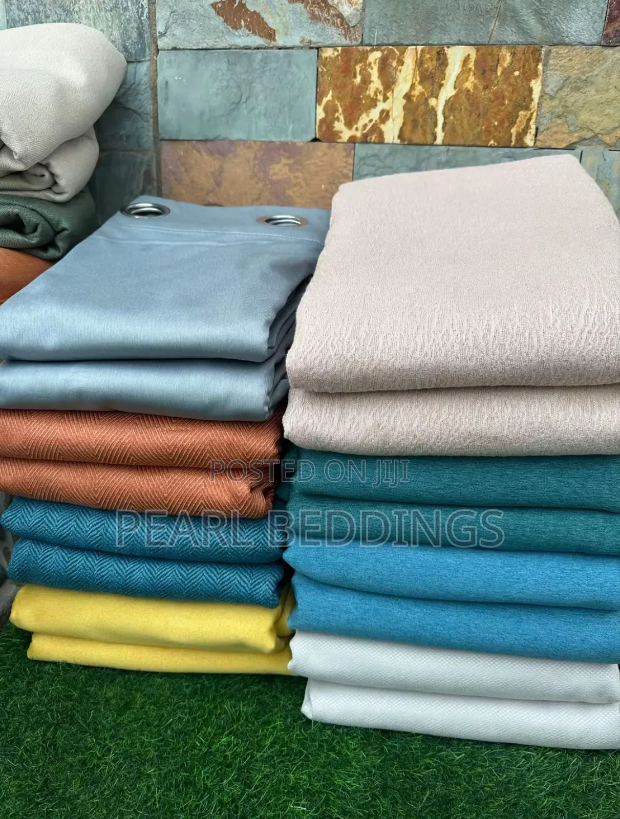 Premium Quality Luxurious 100% Total Blackout Textured Curtains