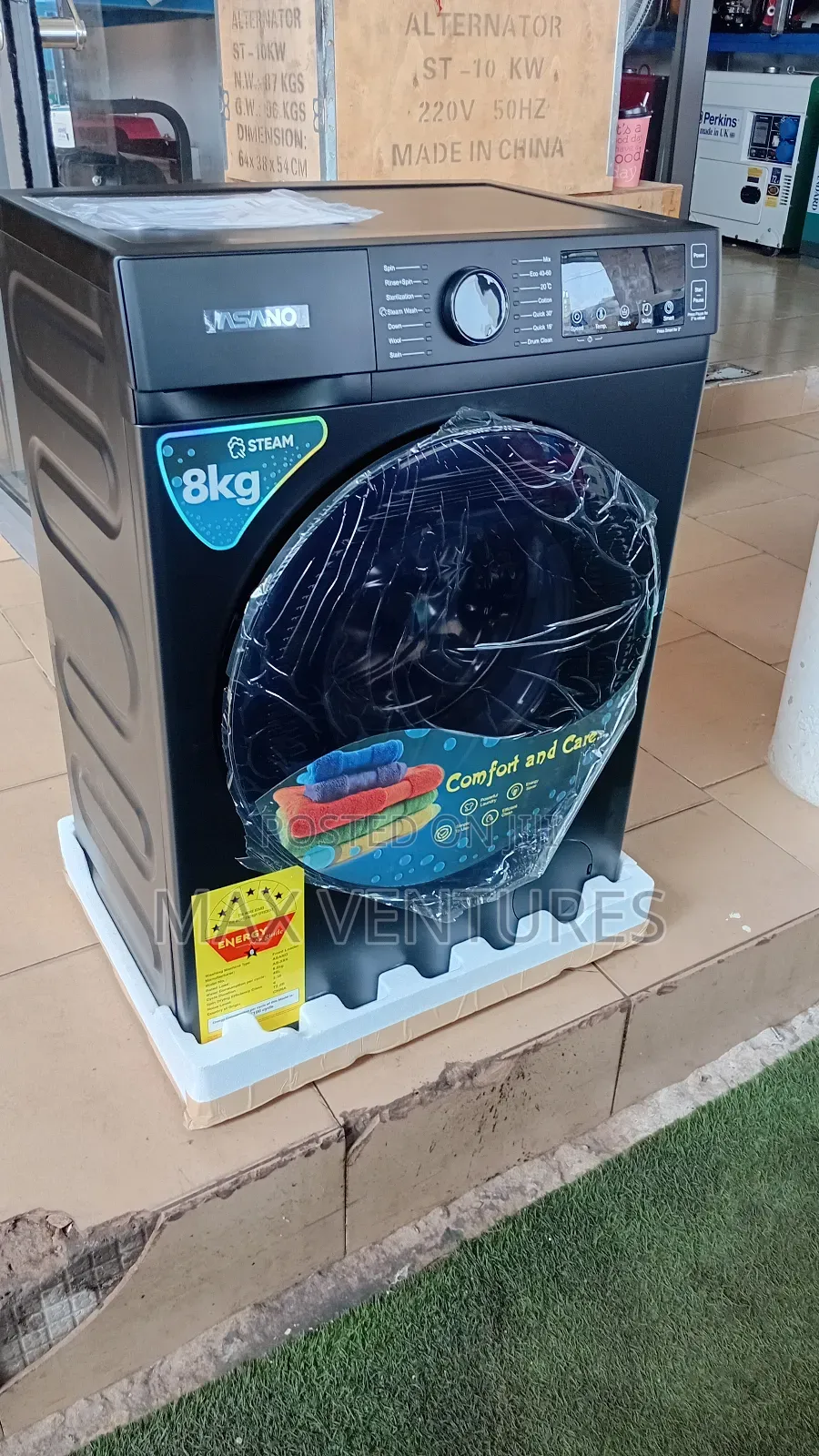 Asano 8kg Front Load Washing Machine – No Stress Clean Everyday!!