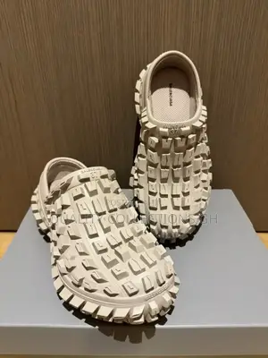 Balenciaga Defender Clogs Cream