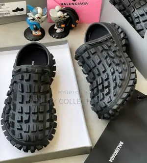 Balenciaga Defender Clogs Black