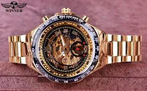 >
Winner Mechanical Sport Design Bezel Fashion Watch Mens Watches