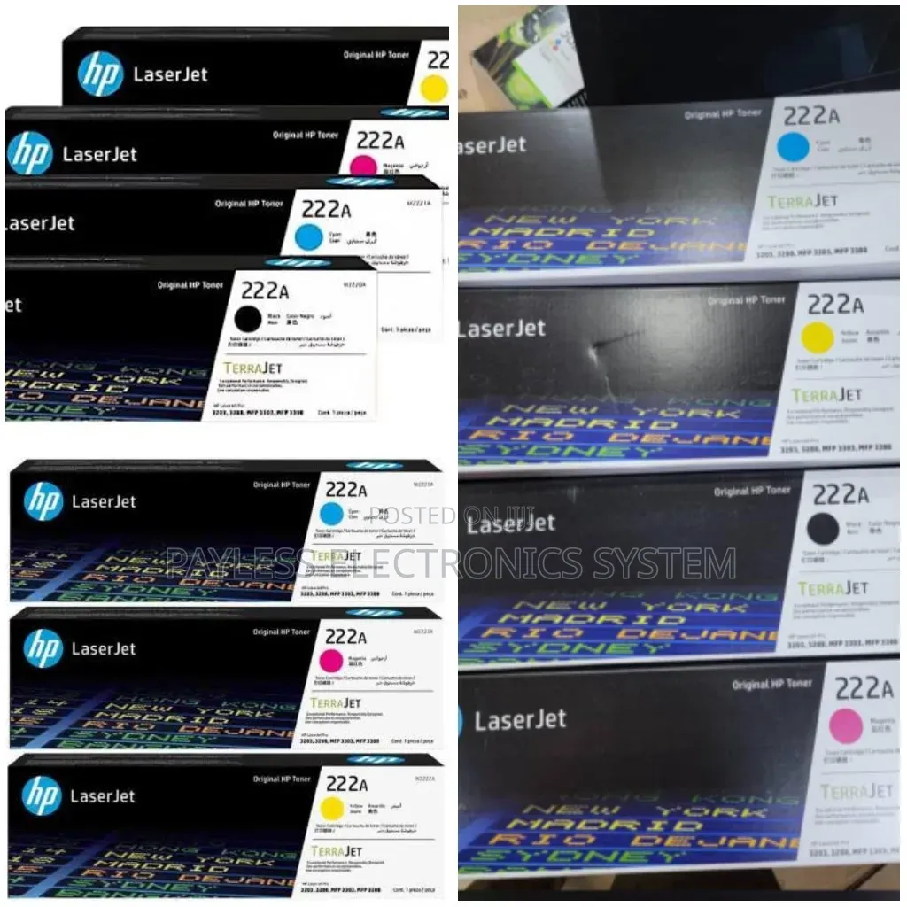 Hp 222a Colours Original Laserjet Toner Cartridge (W2220a)