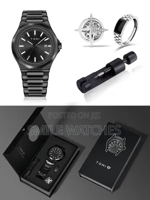 Tomi Luxury Business Men's Watch Gift Box Set High Case