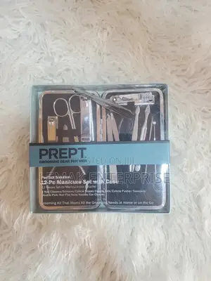 Manicure 12 PCS Set Prept Grooming Gear for Men
