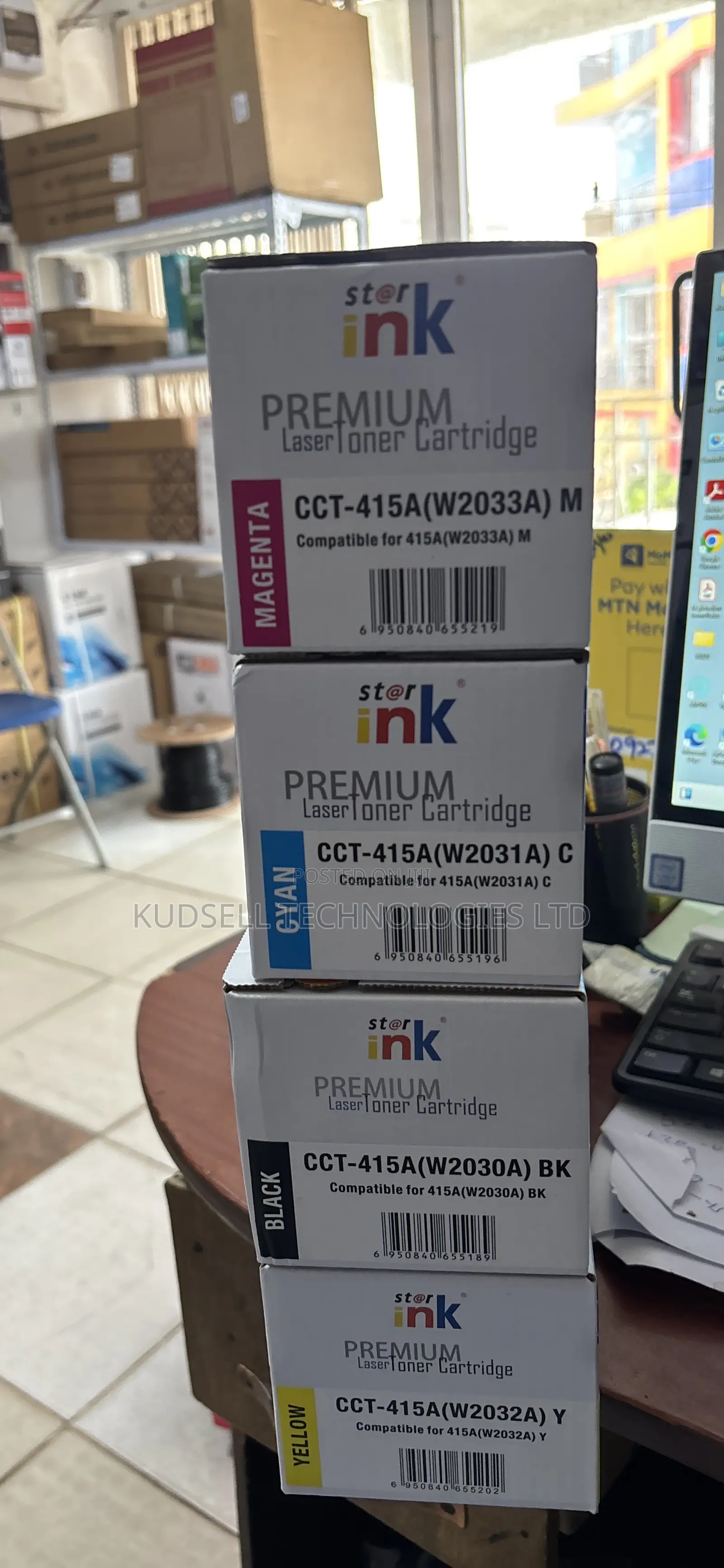 Hp 415a Black Toner Cartridge (W2030a)