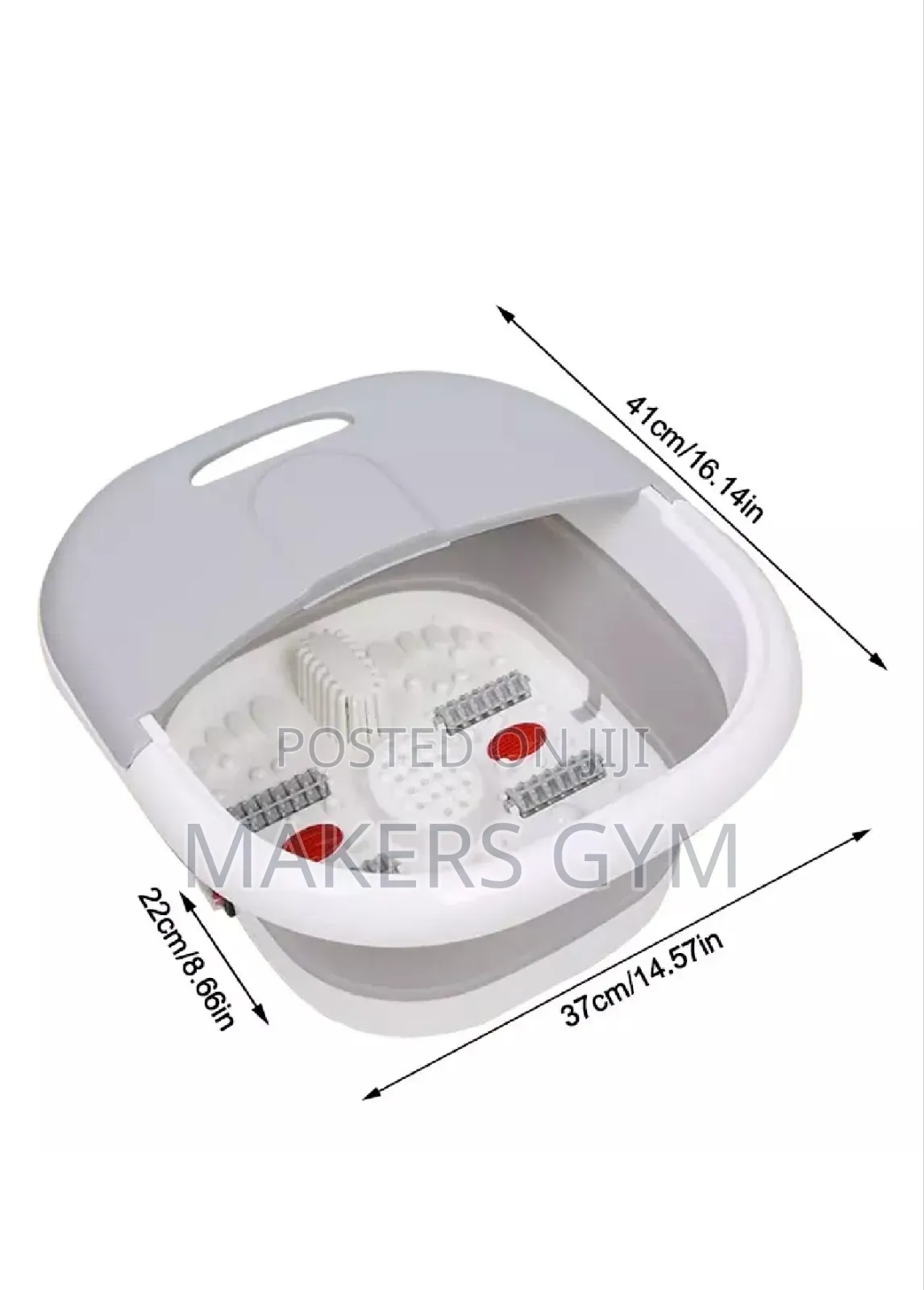 500w Folding Foot Bath 4 Rollers Massage, Bubble Steam