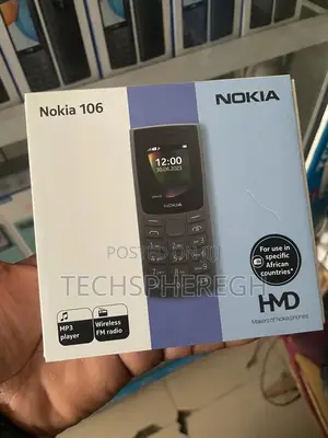 New Nokia 106 Black