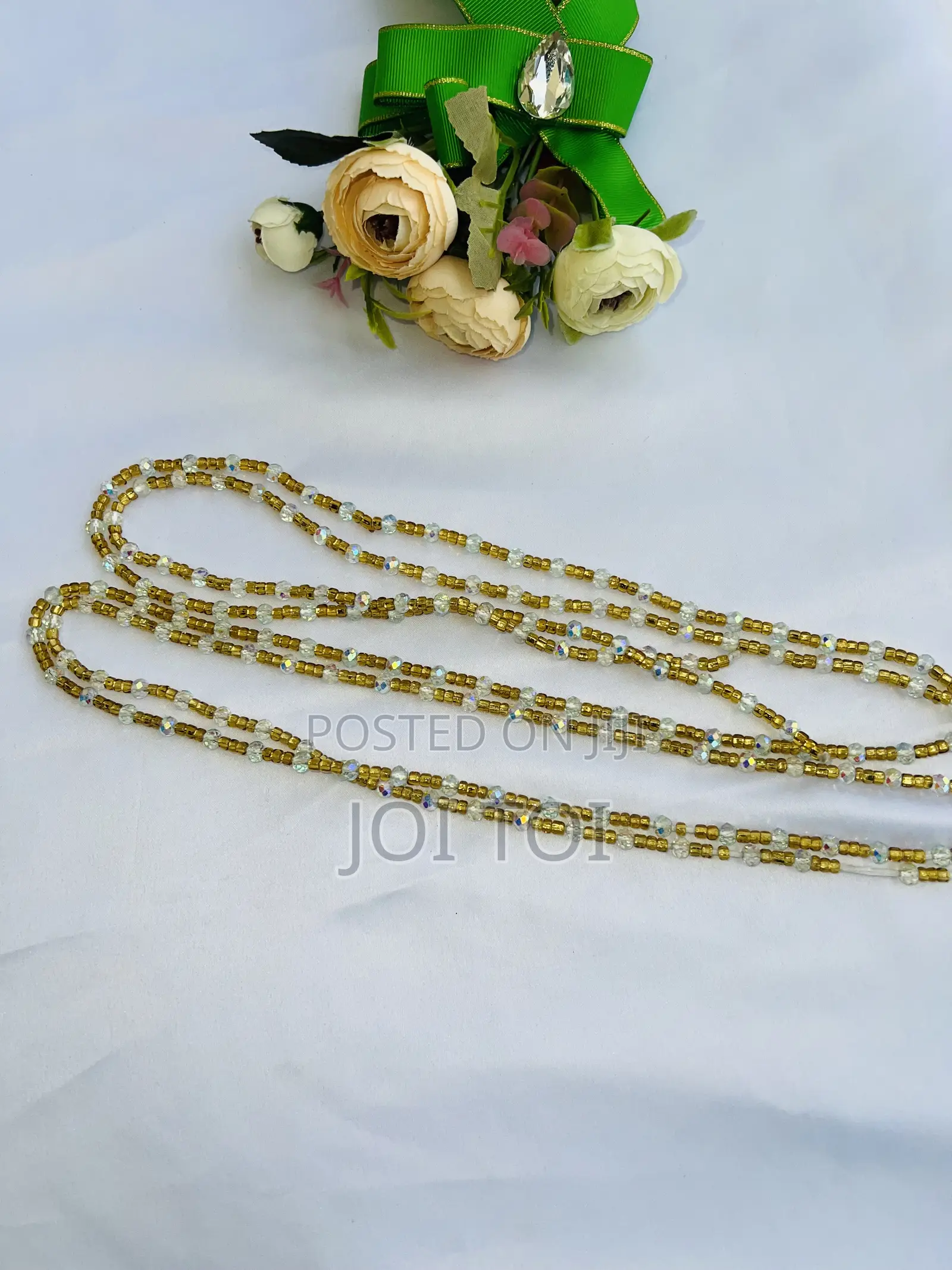 2 Strands Aura Waist Beads