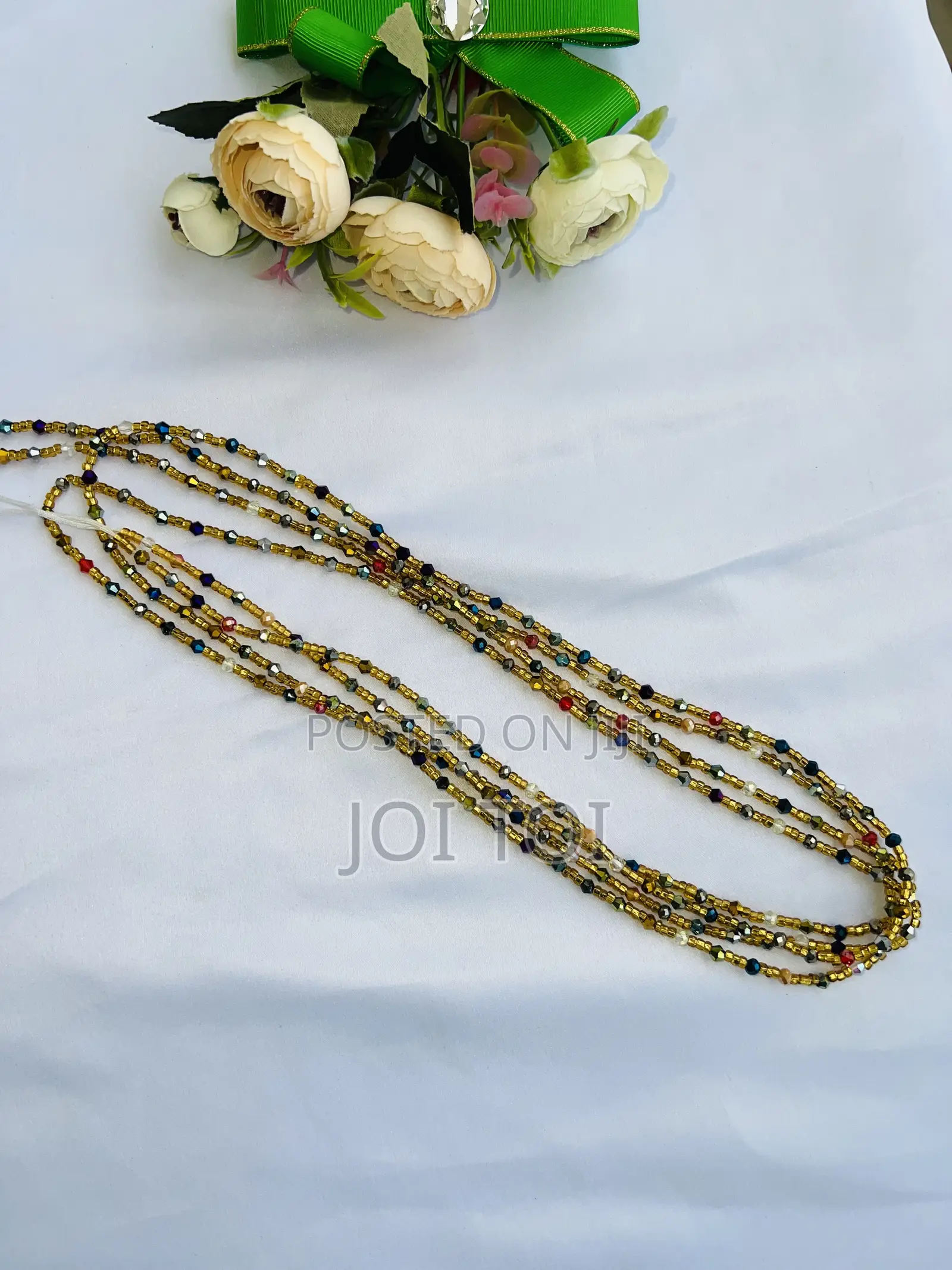 2 Strands Aura Waist Beads