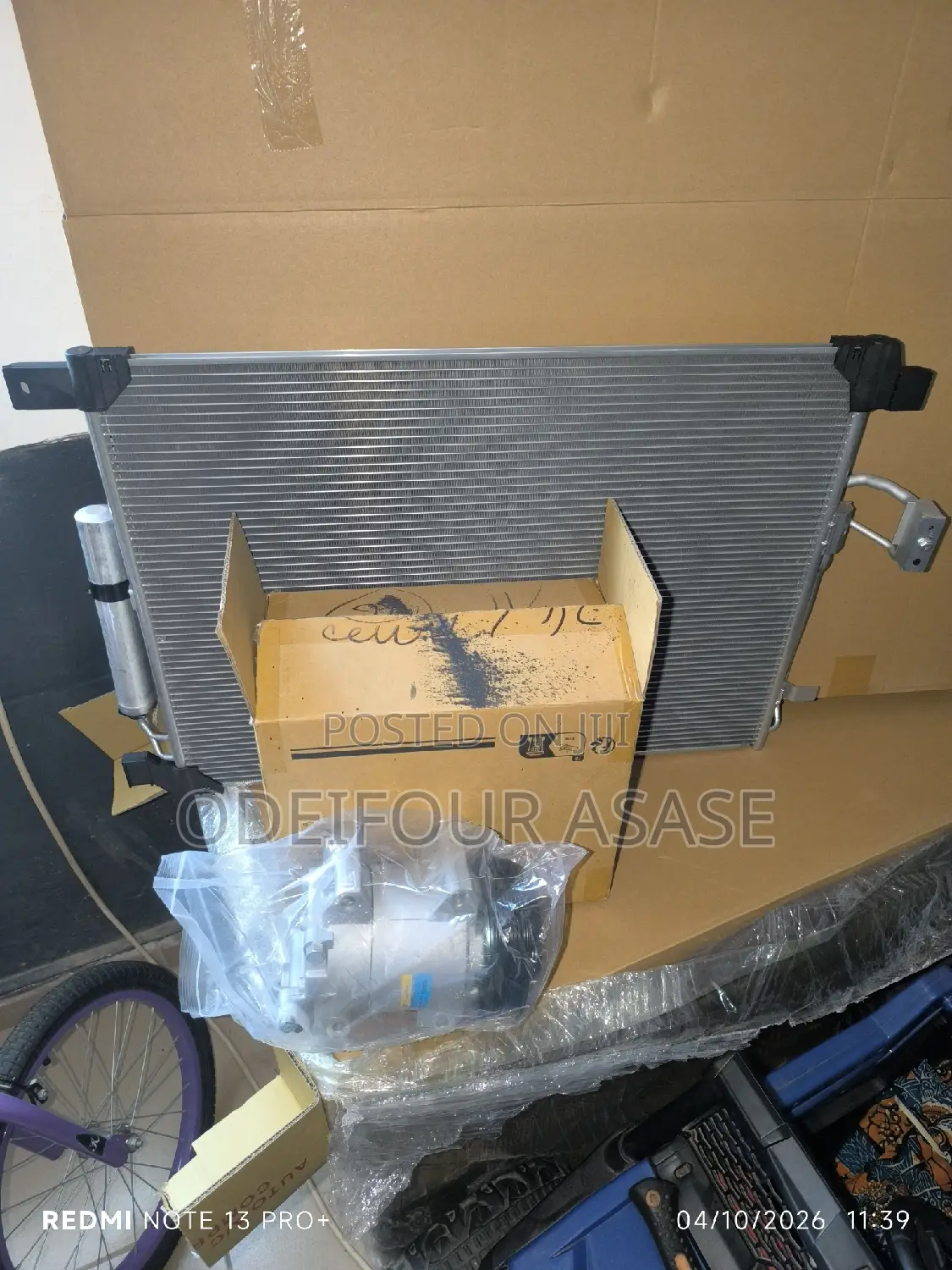 Nissan Navara 2018-2024 Ac Compressor and Condenser