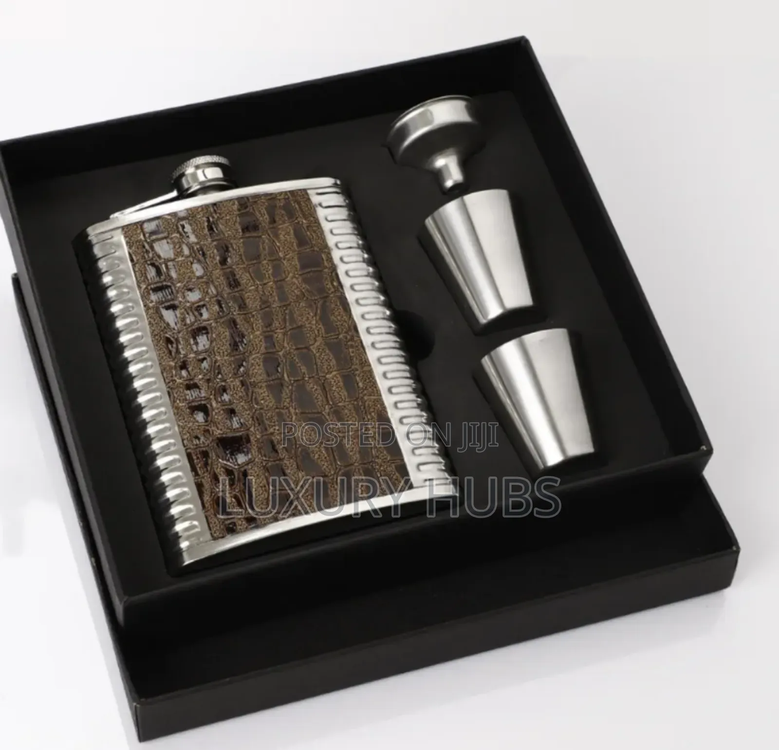 Pocket Leather Liquor Flask
