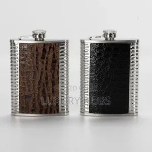 Pocket Leather Liquor Flask