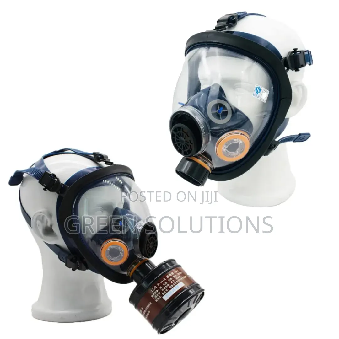 Full Face Respirator Mask With Multi Gas Filters