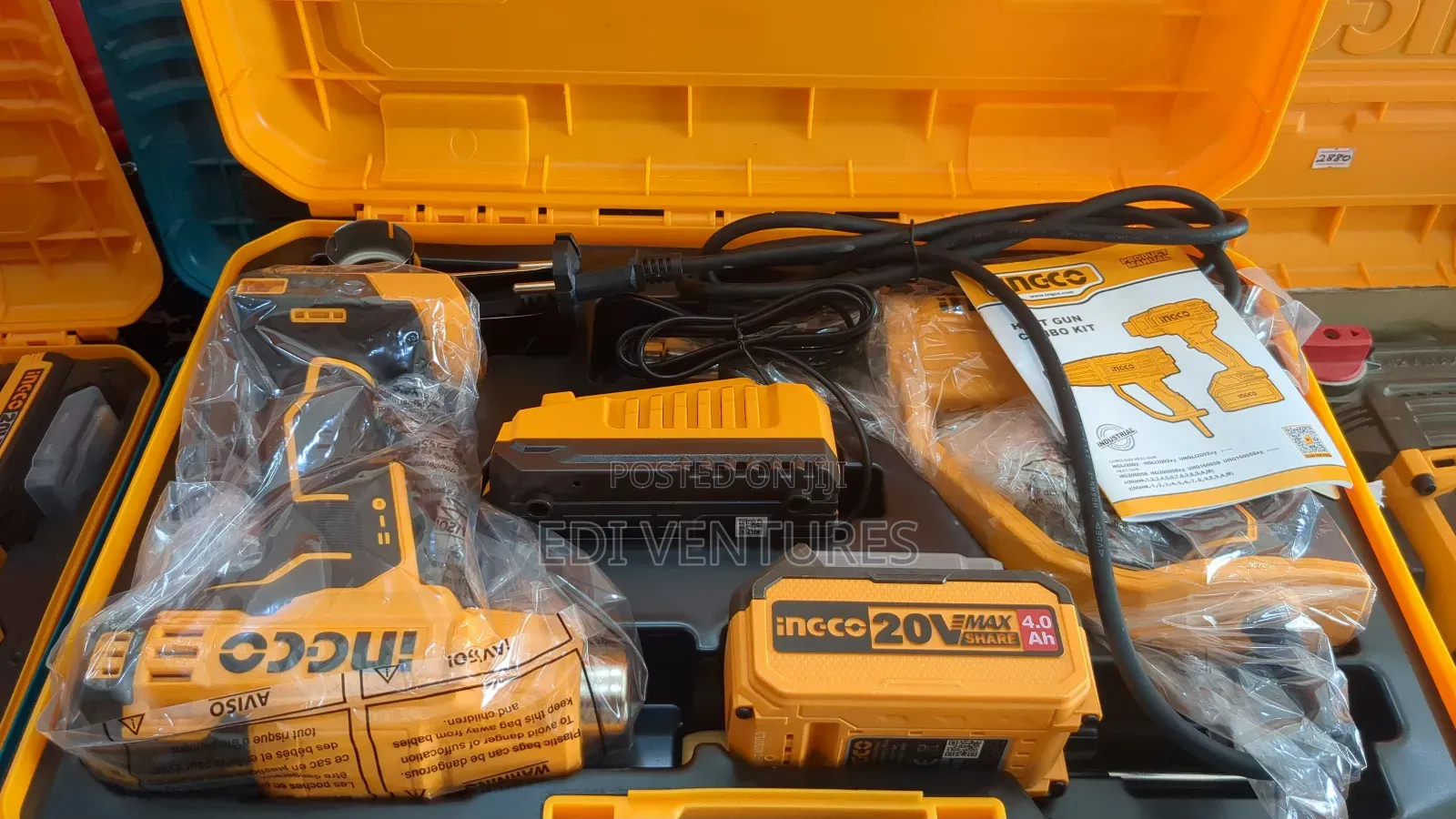Ingco Heat Gun Combo Kit