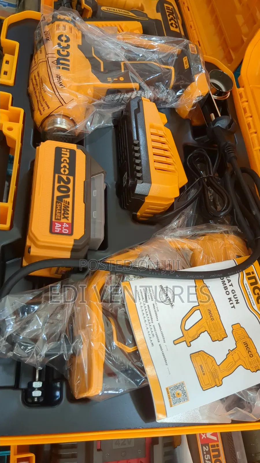 Ingco Heat Gun Combo Kit